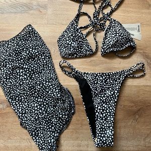 3 piece bikini set size small NEW WITH TAGS